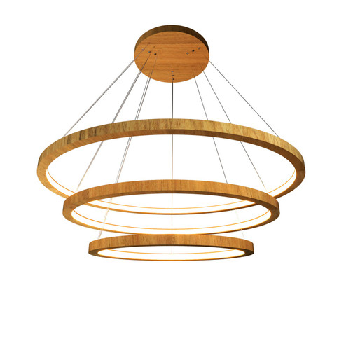 Frame LED Pendant in Louro Freijo (486|1414LED09)