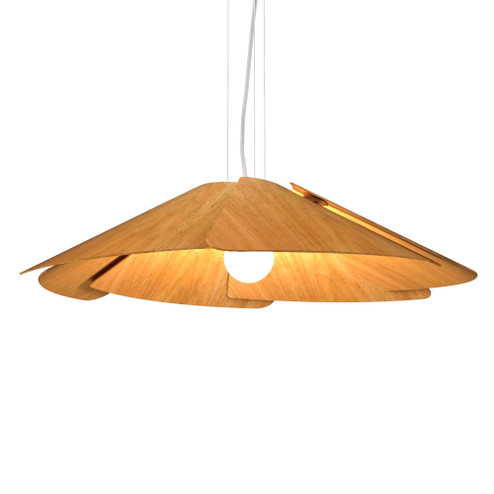 Fuchsia One Light Pendant in Louro Freijo (486|136509)