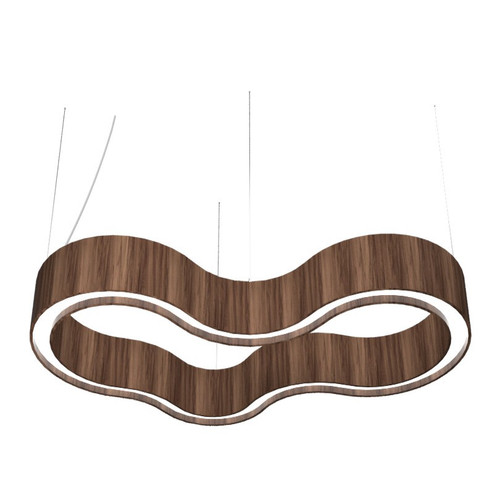 Organic LED Pendant in American Walnut (486|1347LED18)