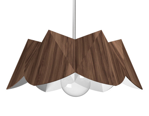 Physalis One Light Pendant in American Walnut (486|129918)