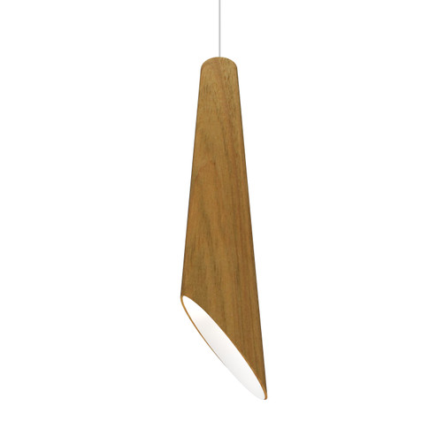 Conical One Light Pendant in Louro Freijo (486|127709)