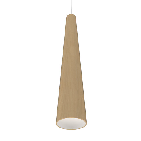 Conical One Light Pendant in Maple (486|127634)