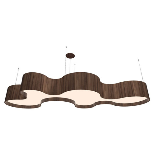 Organic LED Pendant in American Walnut (486|1258LED18)