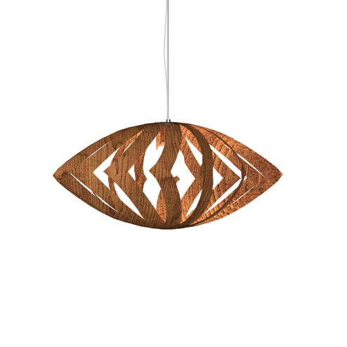 Clean One Light Pendant in Imbuia (486|124306)