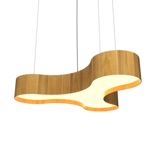 Organic LED Pendant in Louro Freijo (486|1222LED09)