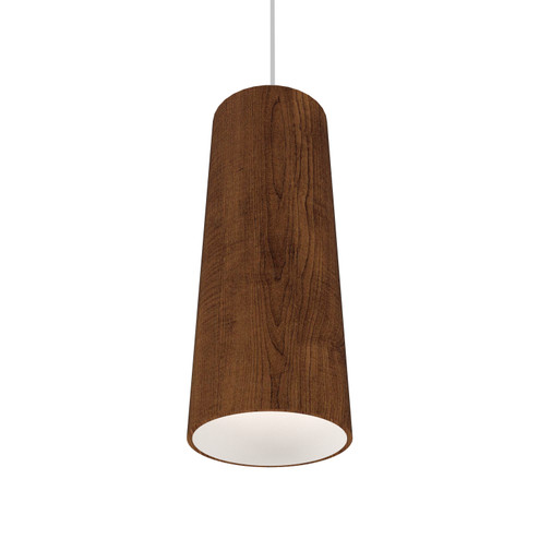 Conical One Light Pendant in Imbuia (486|11606)