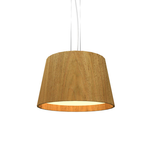 Conical LED Pendant in Louro Freijo (486|1145LED09)