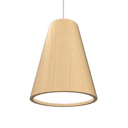 Conical LED Pendant in Maple (486|1130LED34)