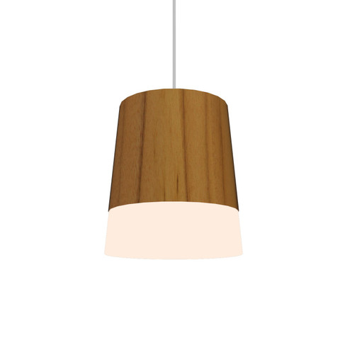 Conical LED Pendant in Teak (486|1100LED12)
