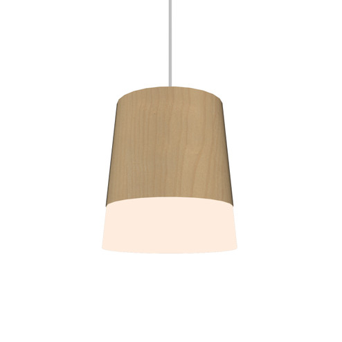 Conical One Light Pendant in Maple (486|110034)