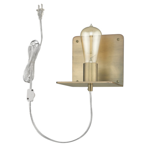 Arris One Light Wall Sconce in Aged Brass (106|TW40070AB)