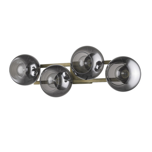 Lunette Four Light Wall Sconce in Aged Brass (106|TW40038AB)