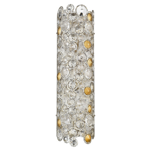 Vitozzi Three Light Wall Sconce in Antique Silver Leaf (106|TW40006ASL)