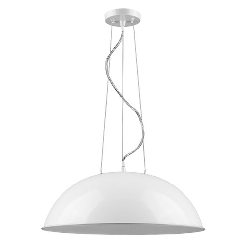 Layla One Light Pendant in White (106|IN31450WH)