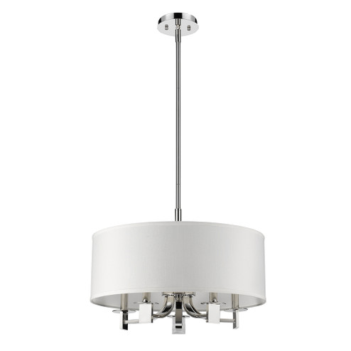 Andrea Five Light Pendant in Polished Nickel (106|IN21141PN) Andrea Five Light Pendant in Polished Nickel (106|IN21141PN)