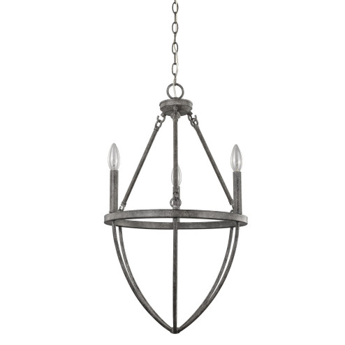 Harlow Three Light Chandelier in Ash (106|IN11390ASH)