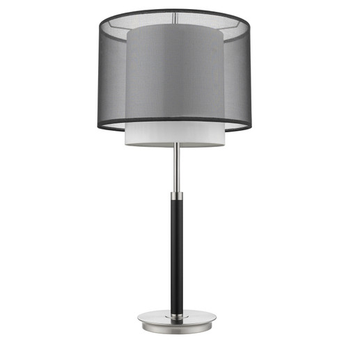 Roosevelt One Light Table Lamp in Espresso/ Brushed Nickel (106|BT7132)