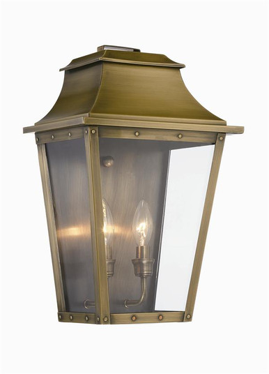 Coventry Two Light Wall Sconce in Aged Brass (106|8424AB)