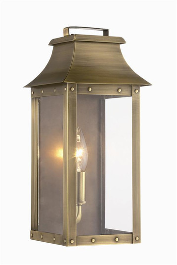 Manchester One Light Wall Sconce in Aged Brass (106|8413AB)