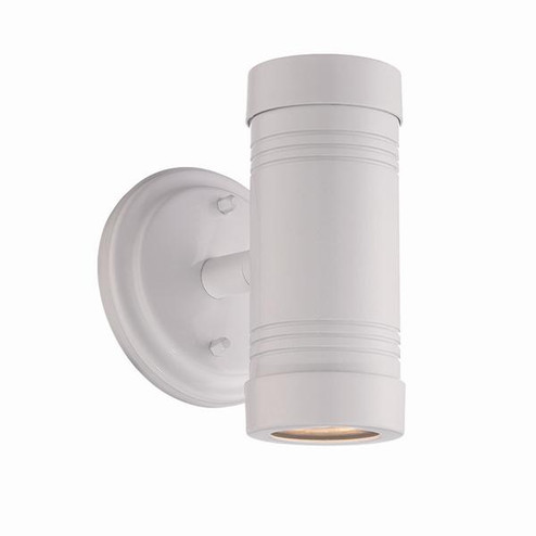 Mr16 Cylinders Two Light Outdoor Wall Mount in Gloss White (106|7692WH)