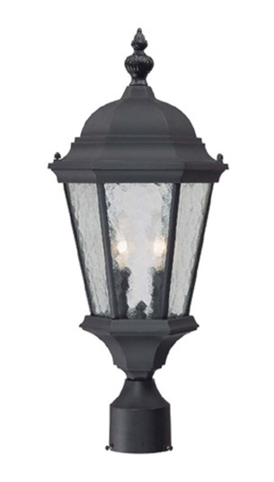 Telfair Two Light Post Mount in Matte Black (106|5517BK)