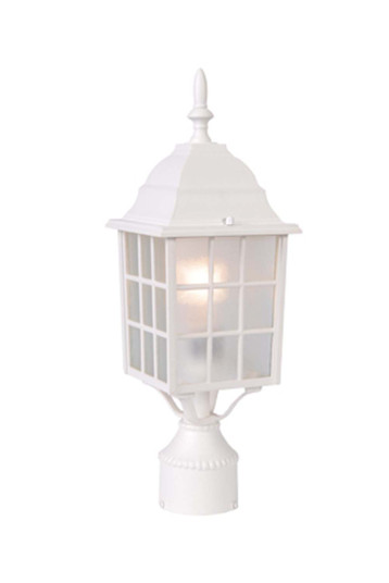 Nautica One Light Post Mount in Textured White (106|5307TW)