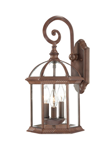 Dover Three Light Wall Sconce in Burled Walnut (106|5273BW)