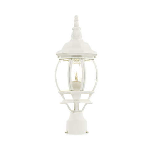 Chateau One Light Post Mount in Textured White (106|5057TW)
