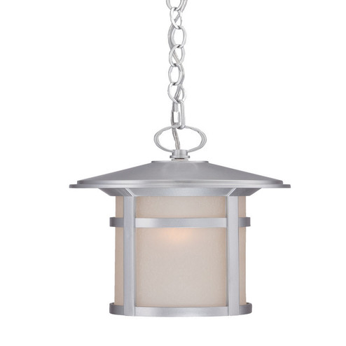 Phoenix One Light Hanging Lantern in Brushed Silver (106|39106BS)
