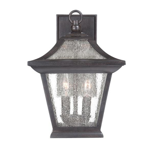 Aiken Two Light Wall Sconce in Black Coral (106|39012BC)