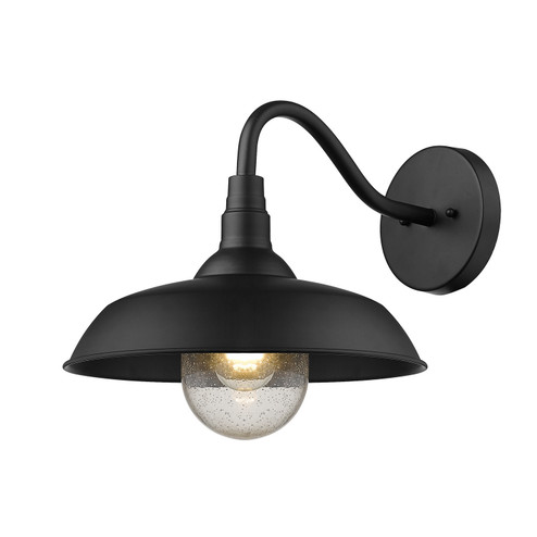 Burry One Light Wall Sconce in Matte Black (106|1742BK) Burry One Light Wall Sconce in Matte Black (106|1742BK)