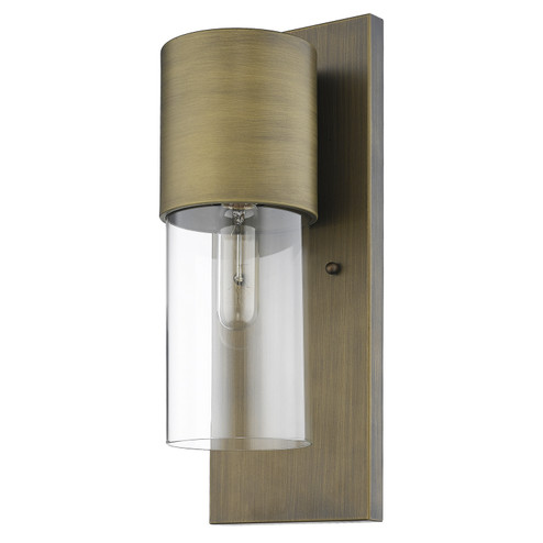 Cooper One Light Wall Sconce in Raw Brass (106|1511RBCL)