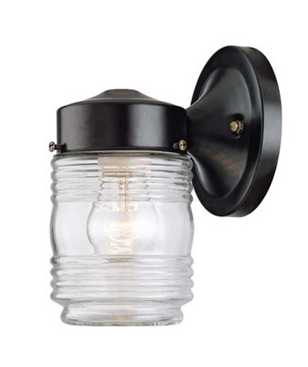 Builders` Choice One Light Wall Sconce in Matte Black (106|100BK)