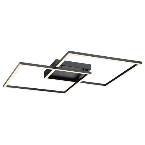 Squared LED Wall Fixture in Black (18|63967LEDDBLACR)