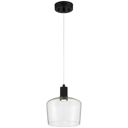 Port Nine Chardonnay LED Pendant in Matte Black (18|63141LEDDMBLCLR)