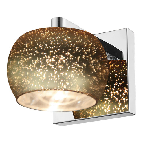 Galaxy One Light Vanity in Mirrored Stainless Steel (18|62558MSSSTARRY)