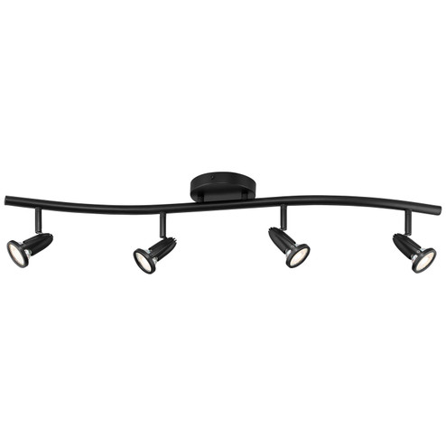 Cobra LED Wall or Ceiling Spotlight Bar in Black (18|52204LEDDLPBL)