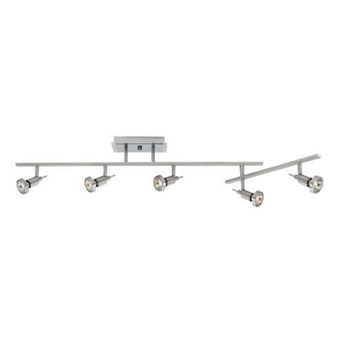 Viper Five Light Semi-Flush Mount in Brushed Steel (18|52042BS)