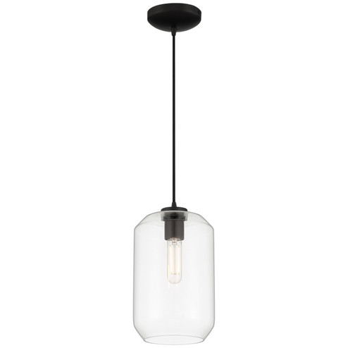 Clarity LED Pendant in Black (18|29010LEDDLPBLCLR)
