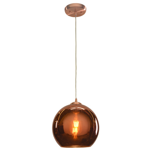 Glow One Light Pendant in Brushed Copper (18|28101BCPCP)