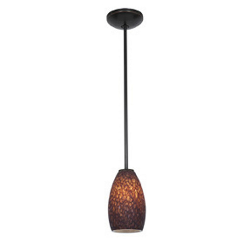 Champagne One Light Pendant in Oil Rubbed Bronze (18|280121RORBBRST)