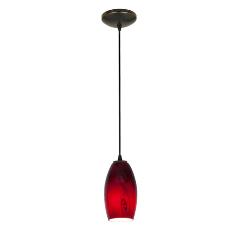 Merlot LED Pendant in Oil Rubbed Bronze (18|280113CORBRUSKY)