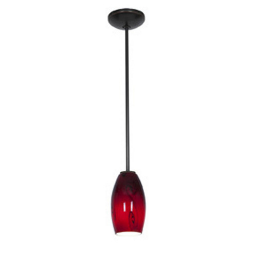 Merlot One Light Pendant in Oil Rubbed Bronze (18|280111RORBRUSKY)