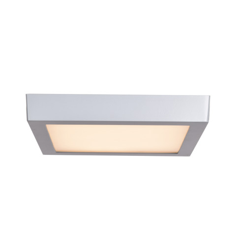 Strike 2.0 SQ LED Flush Mount in Silver (18|20803LEDDSILVACR)