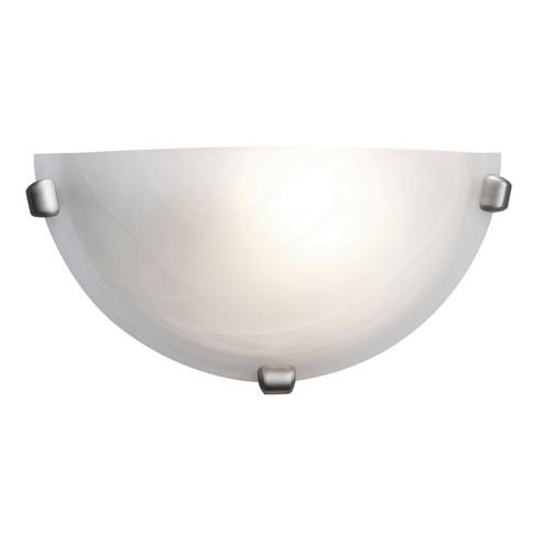 Mona One Light Wall Sconce in Brushed Steel (18|20417BSALB)
