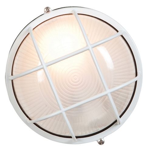 Nauticus Round Dual Mount LED Bulkhead in White (18|20296LEDDLPWHFST)