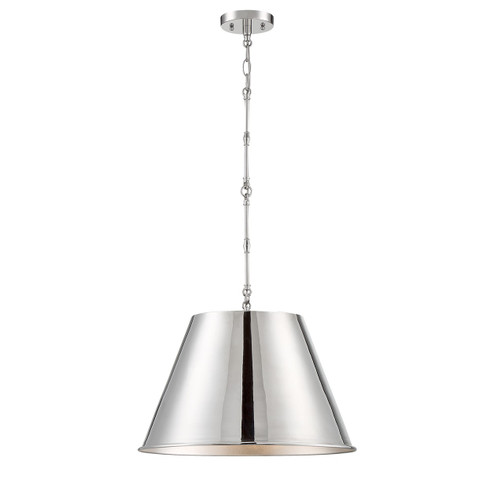 Alden One Light Pendant in Polished Nickel (51|72311109)