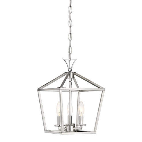 Townsend Three Light Pendant in Polished Nickel (51|34203109)