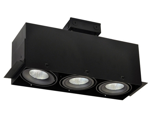 Mls Trimless LED Trimless 3-Head Housing in Black (167|NMRTLG13D6L1927B)