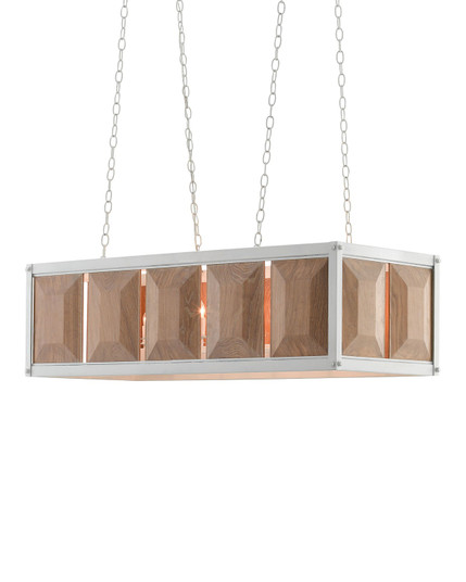 Ten Light Chandelier in White/Pickled Pearl (142|90000225)